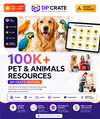 100K+ Pet & Animal Resources | Dog & Cat Care Bundle | DP Crate